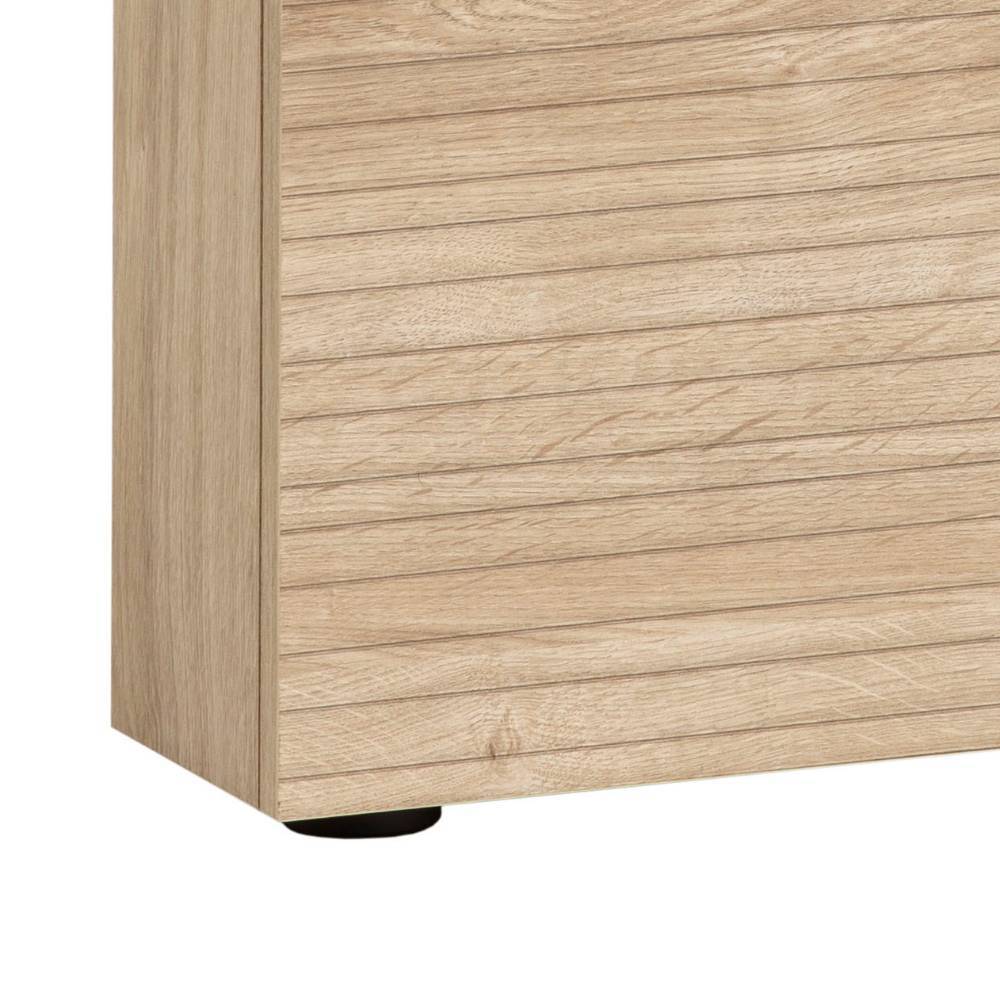 Badschrank Tayler mit Toilettenpapierhalter 17 cm tief