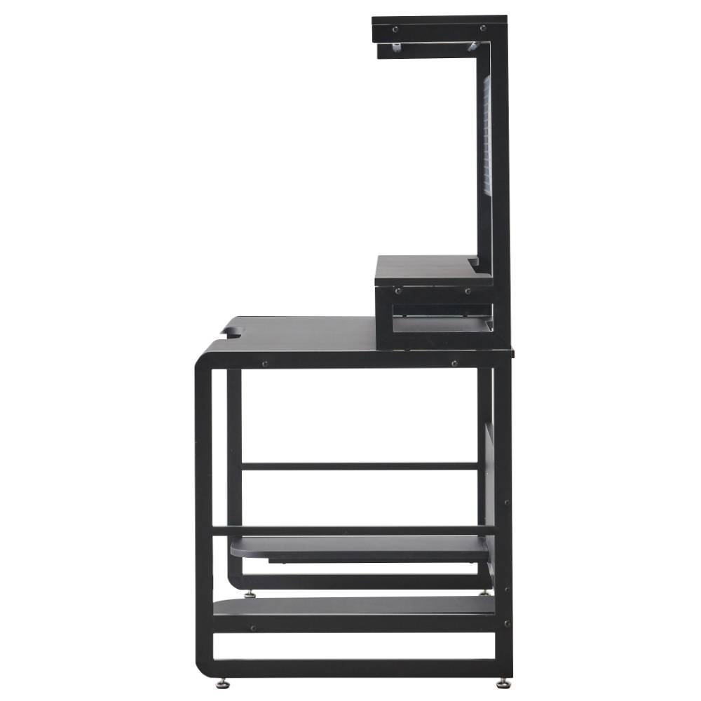 Gamingtisch Sixtys mit Schreibtischaufsatz und Towerfach für PCs