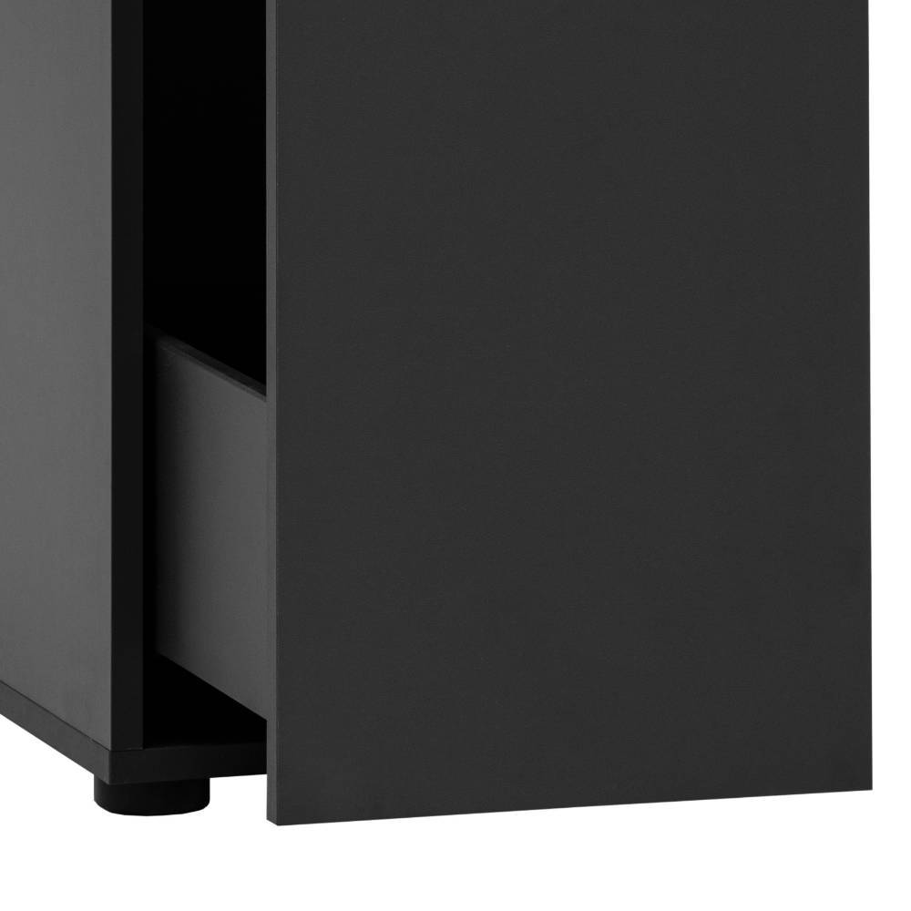 Badschrank Savasso in Eiche hell und Anthrazit