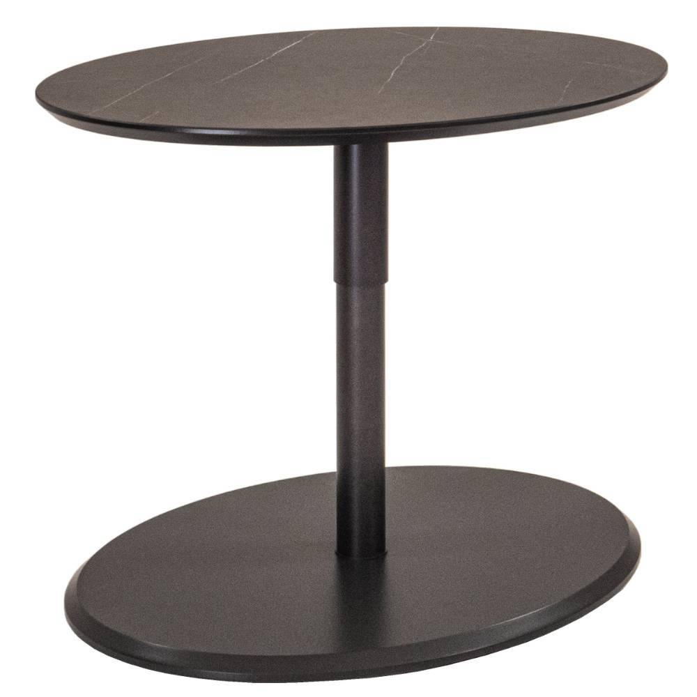 Wohnzimmer Tisch Maroko in ovaler Form höhenverstellbar