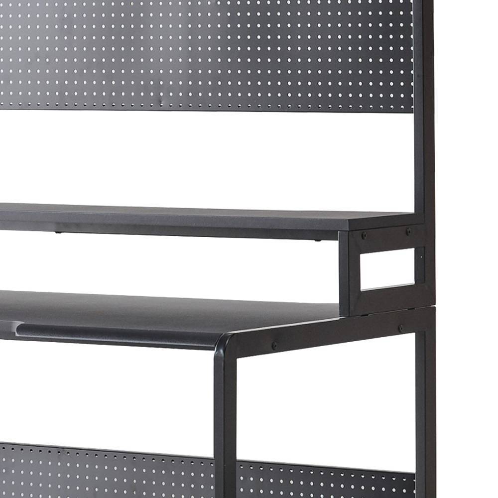 Gaming Schreibtisch Sixtys mit Bildschirmaufsatz 120 cm breit