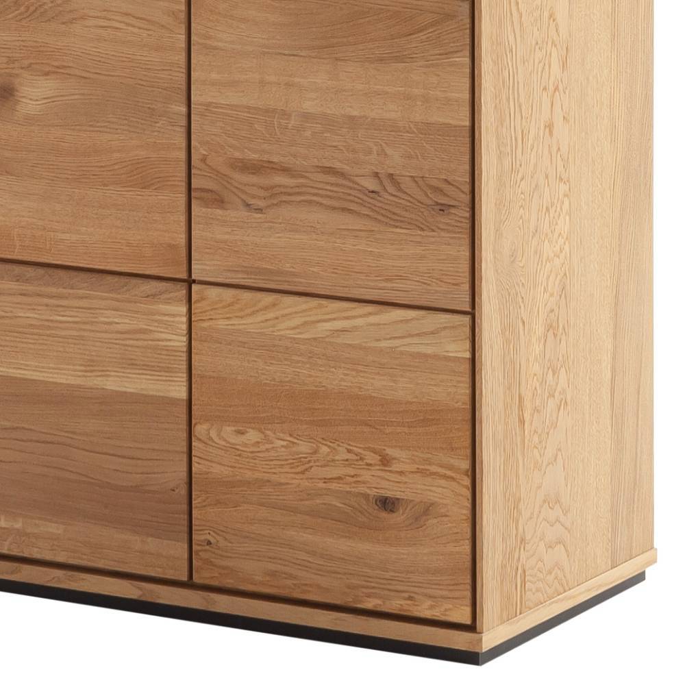 Dielenschrank Sisam in Wildeichefarben 195 cm hoch
