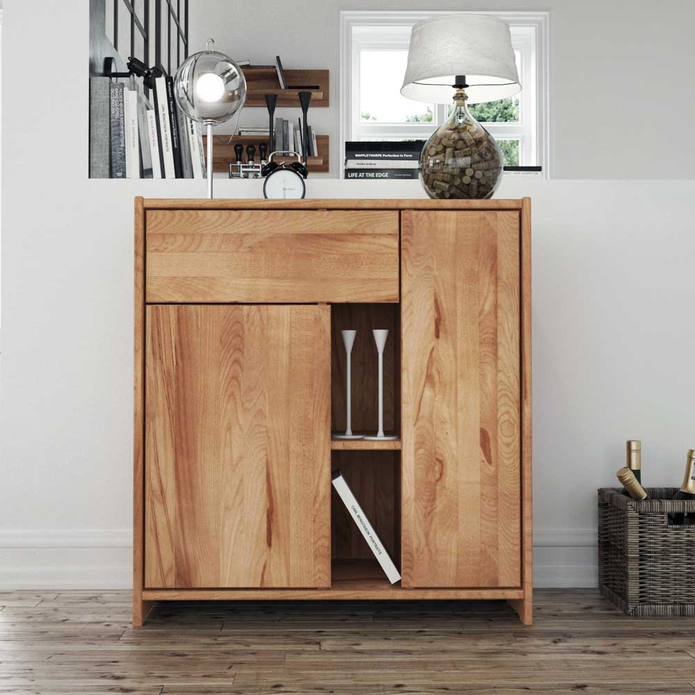 Flurkommode Bagavano aus Kernbuche Massivholz 90 cm breit
