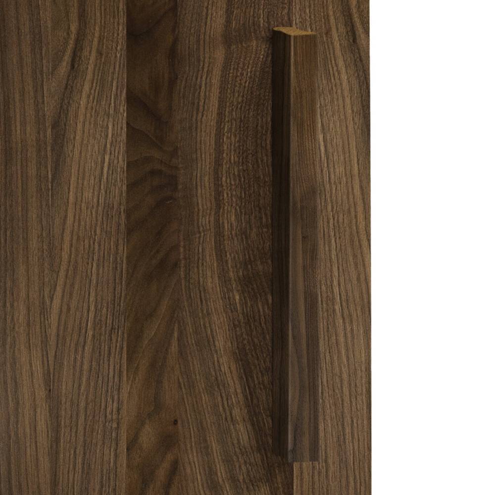 Schrank Pletta in Anthrazit und Nussbaumfarben