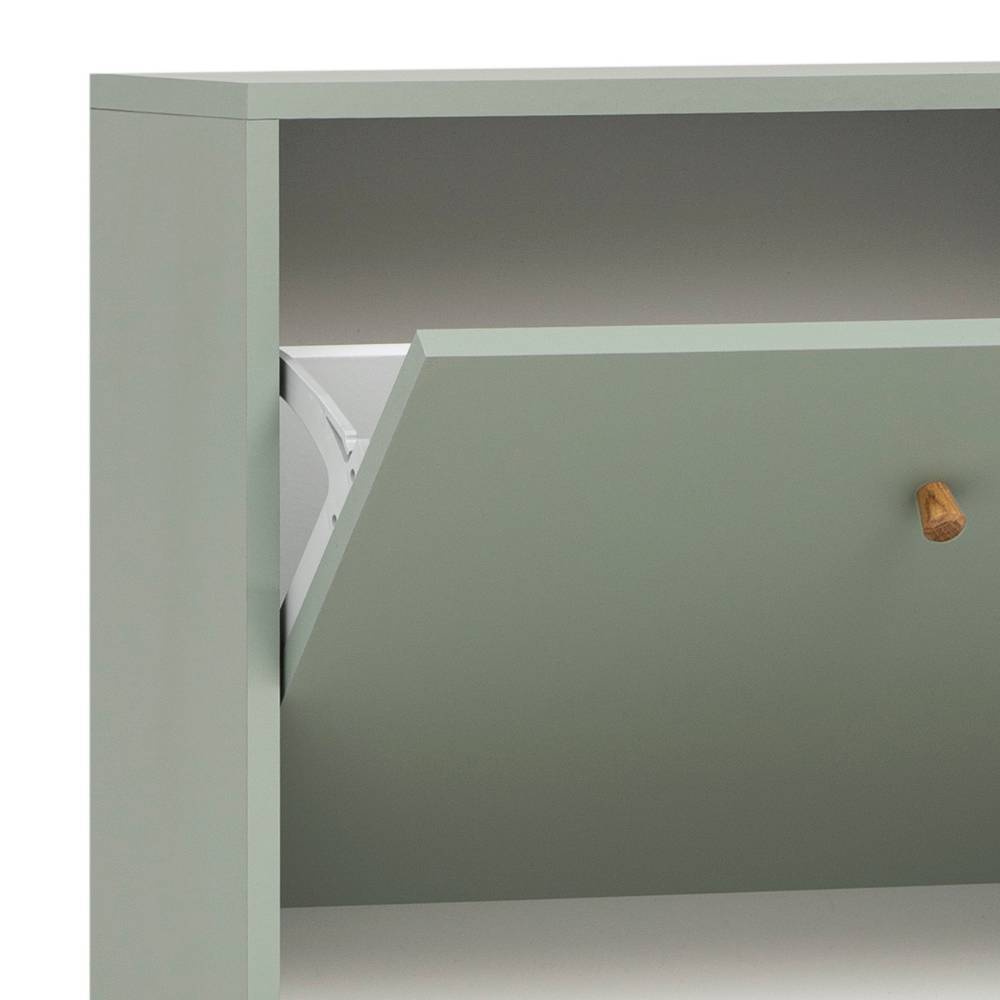 Schuhschrank Zytona im Skandi Design 20 cm tief