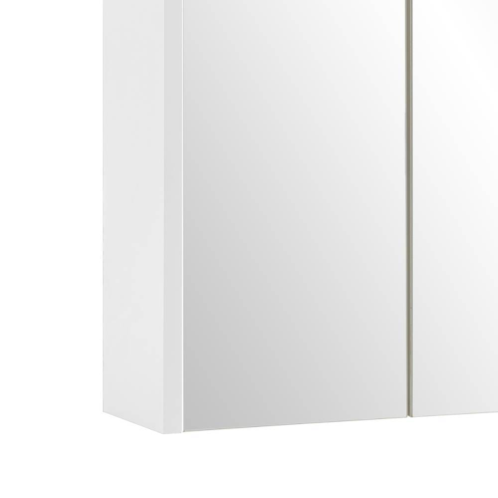 Badezimmerspiegelschrank Alisa in Weiß matt 65 cm breit