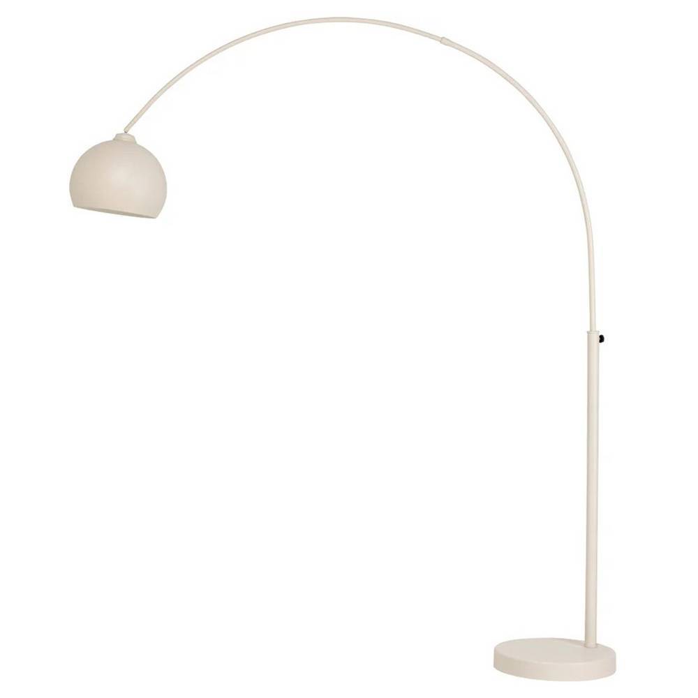 Metall Stehleuchte Cacillo in Beige 155 cm tief