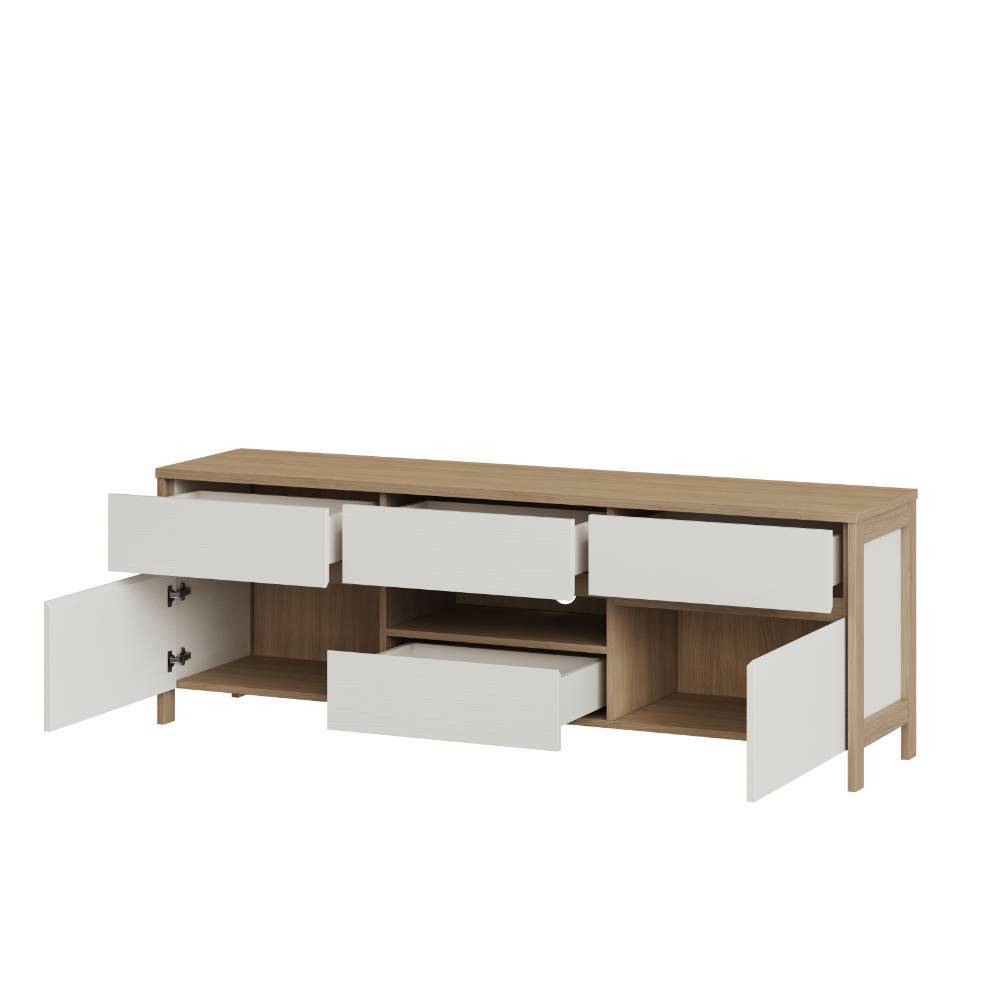 Wohnwand Labrassa vierteilig im Skandi Design (vierteilig)