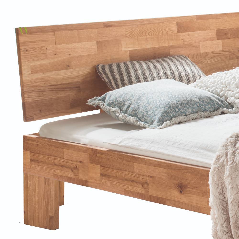 Eiche Massivholz Bettgestell Coplin Liegefläche 180x200 cm geölt