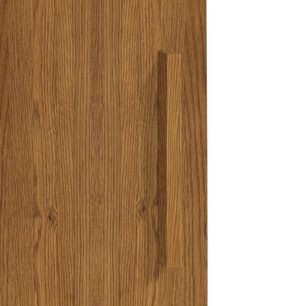 Beistellschrank Mercy in Anthrazit und Eiche dunkel