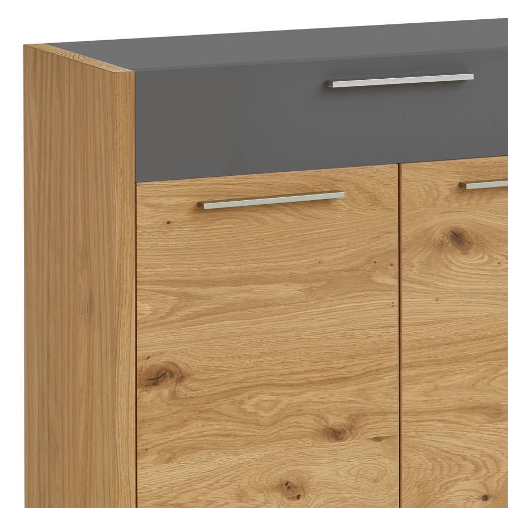 Schuhgarderobe Pavia in modernem Design mit einer Schublade
