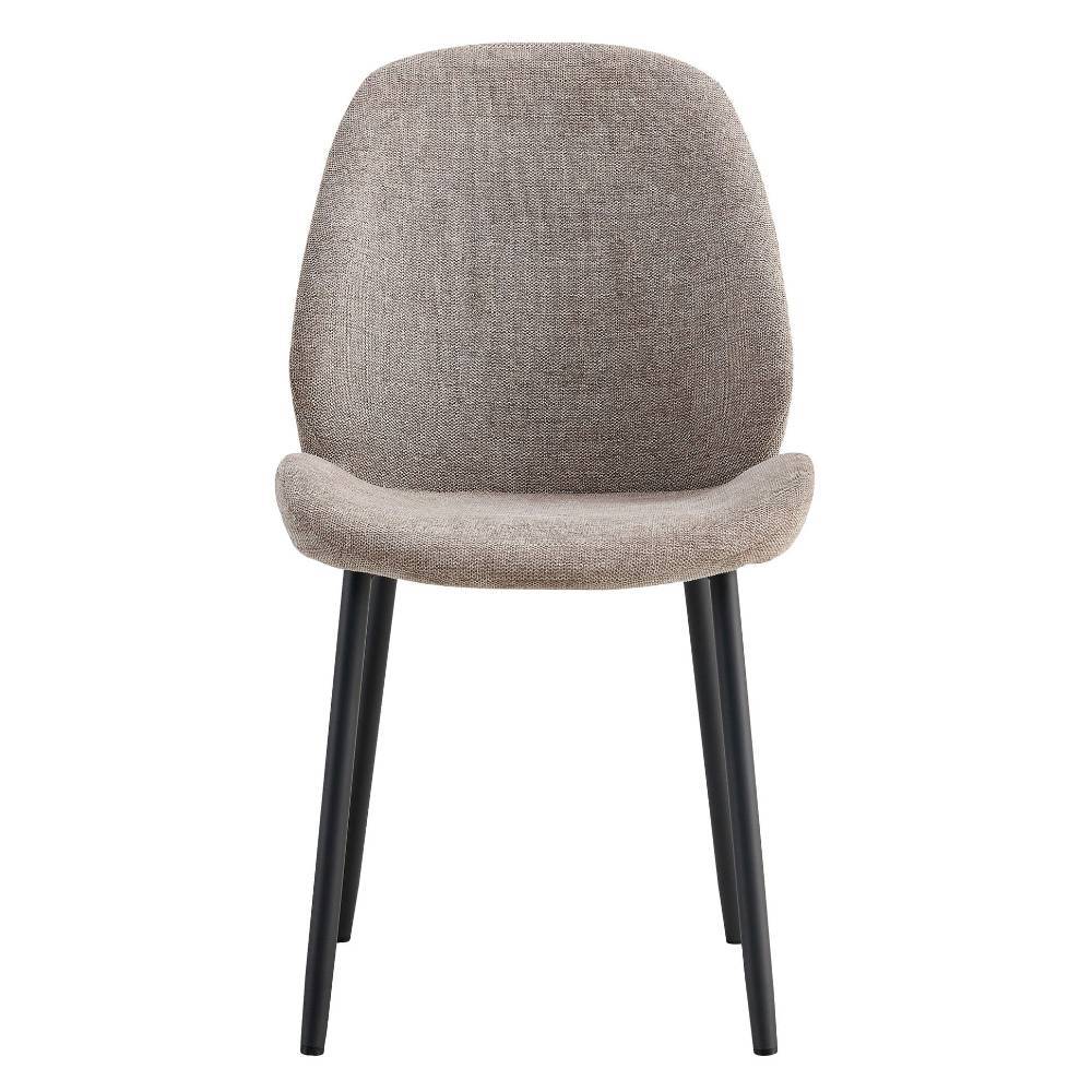 Polsterstuhl Jimothy aus Webstoff im Skandi Design (2er Set)