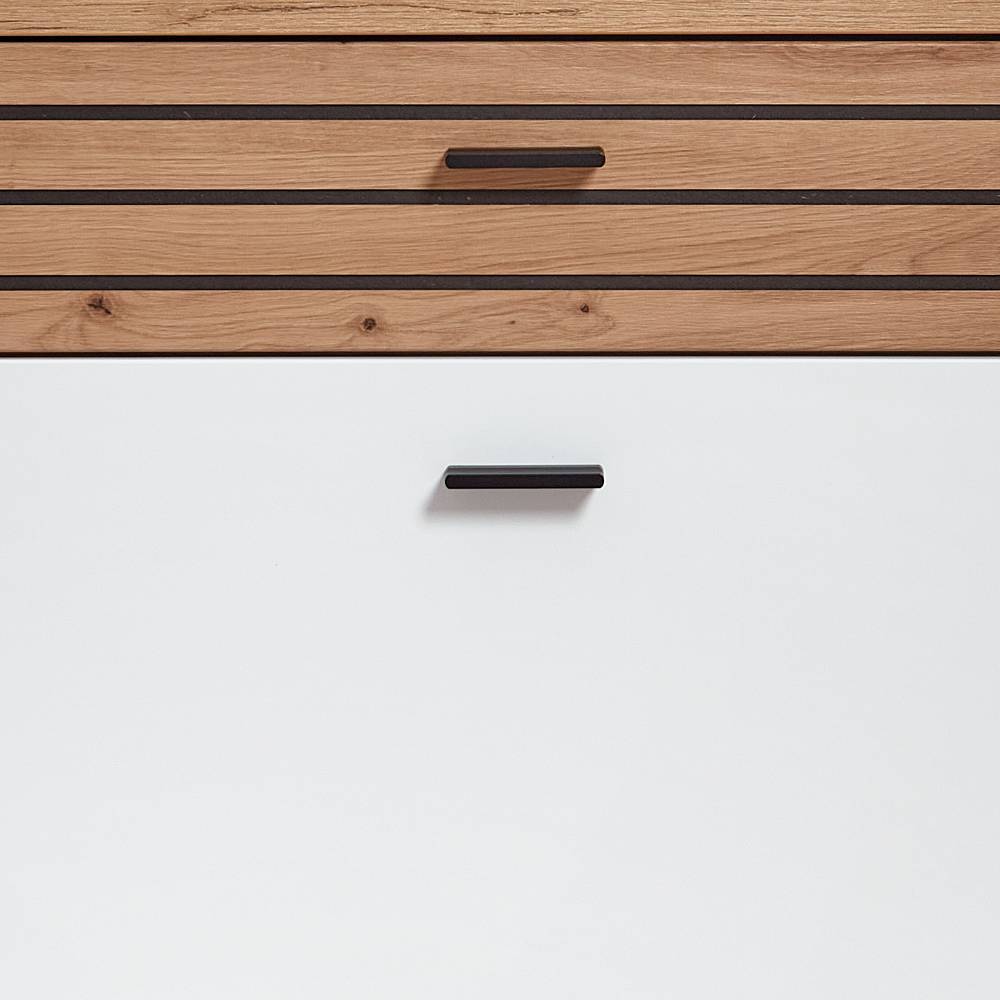 Schuhklappenschrank Luzie in modernem Design 25 cm tief