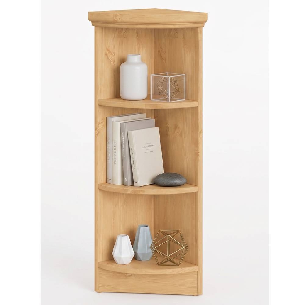 Eckregal Landhaus Claros aus Kiefer Massivholz 97 cm hoch