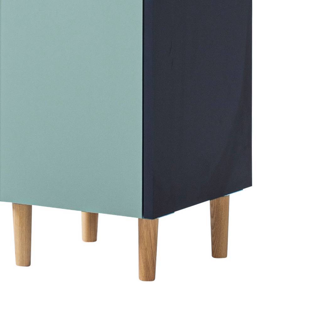 Bad Hochschrank Elliot 170 cm hoch mit Drehtüren
