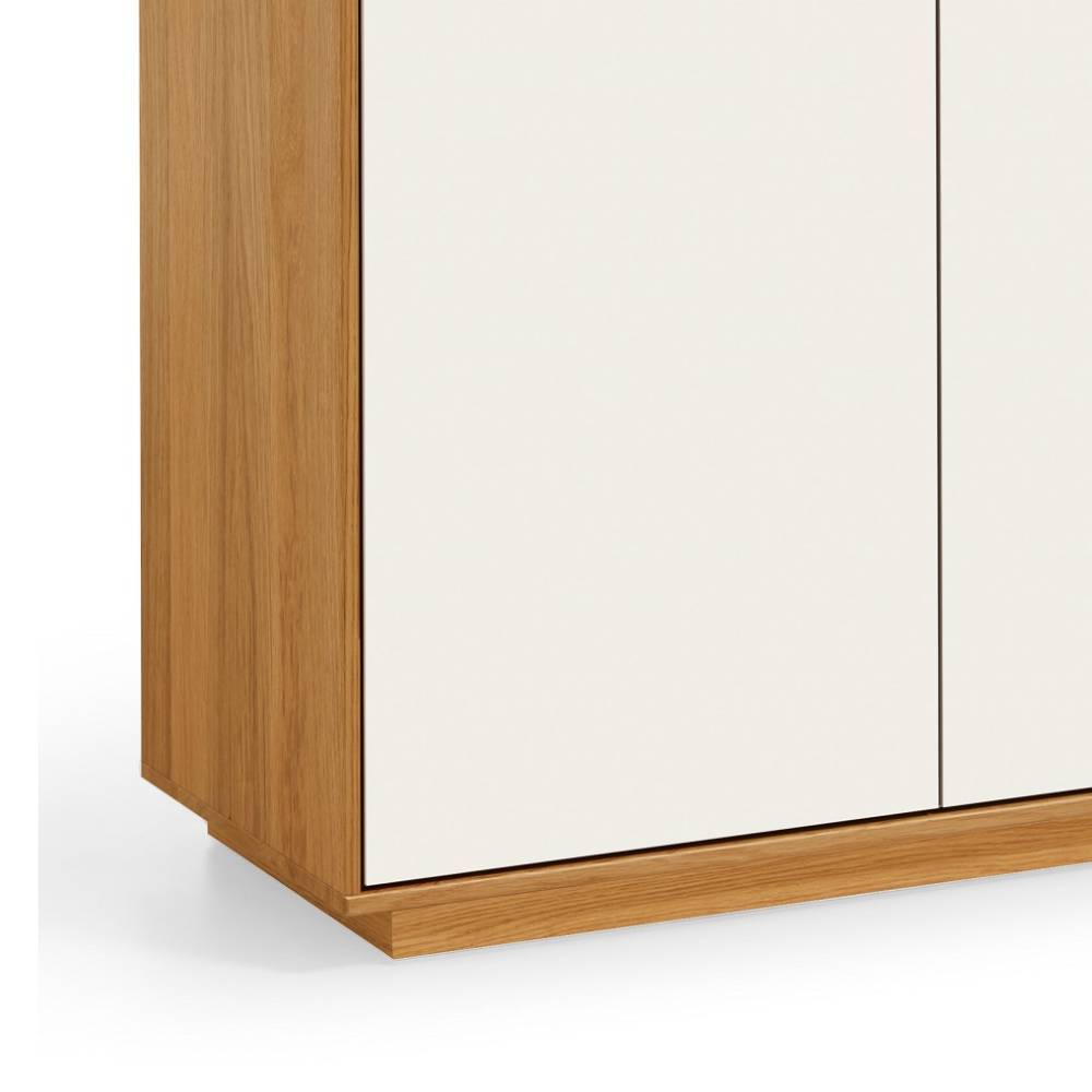 Schuhschrank Bedina mit einer Schublade und Drehtüren