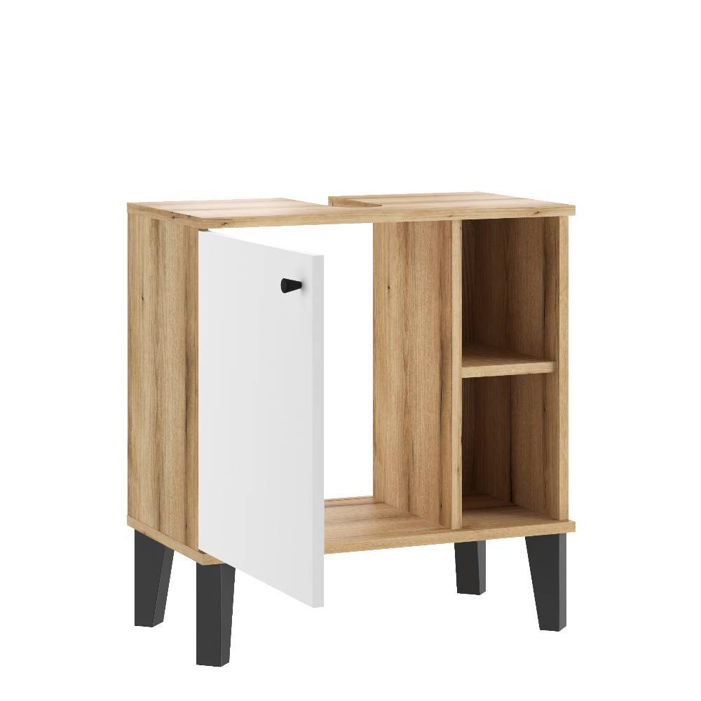 Badezimmer-Möbelset Zyret fünfteilig in modernem Design (fünfteilig)