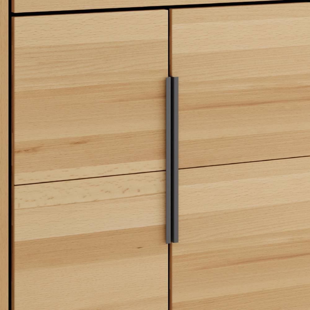 Vertiko Zella in Kernbuchefarben und modernem Design