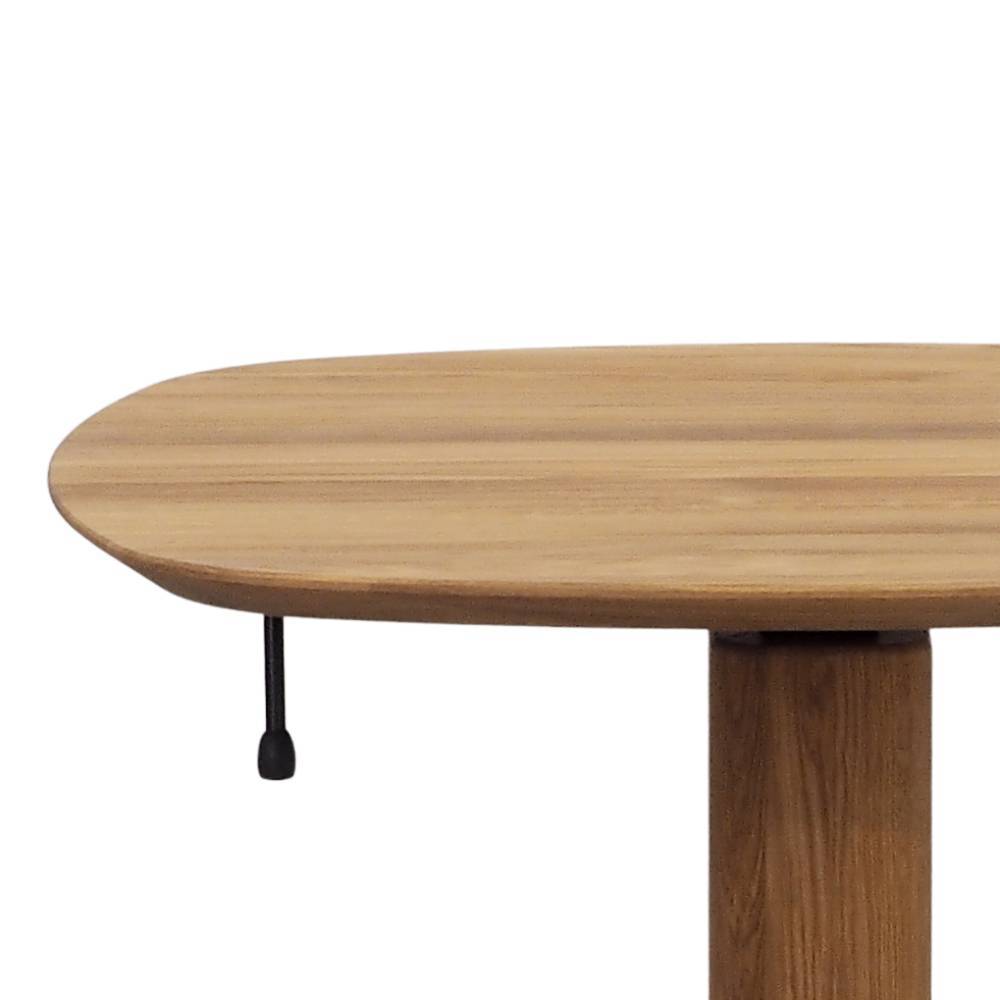 Wohnzimmer Tisch Lowellsa aus Eiche Massivholz höhenverstellbar