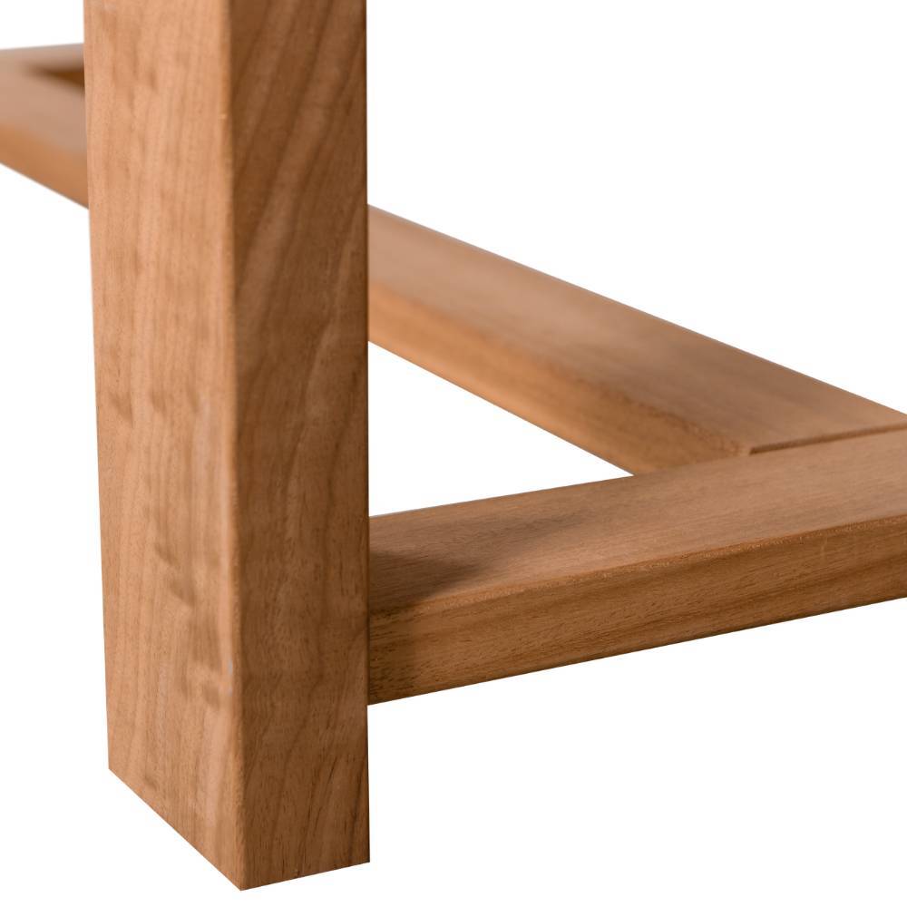 Massivholz Gartentisch Esterov 122 cm breit und 42 cm hoch