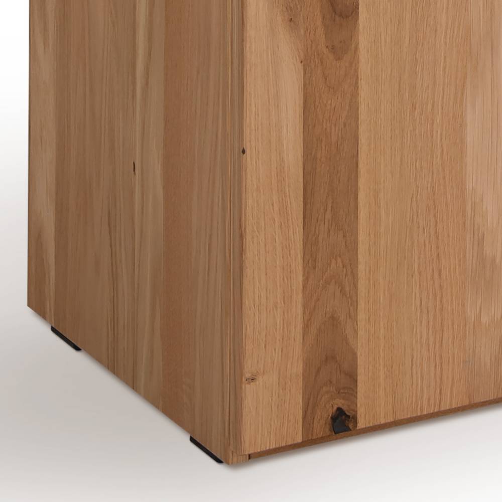 Ordnerschrank Samluca aus Eiche Massivholz mit Drehtüren
