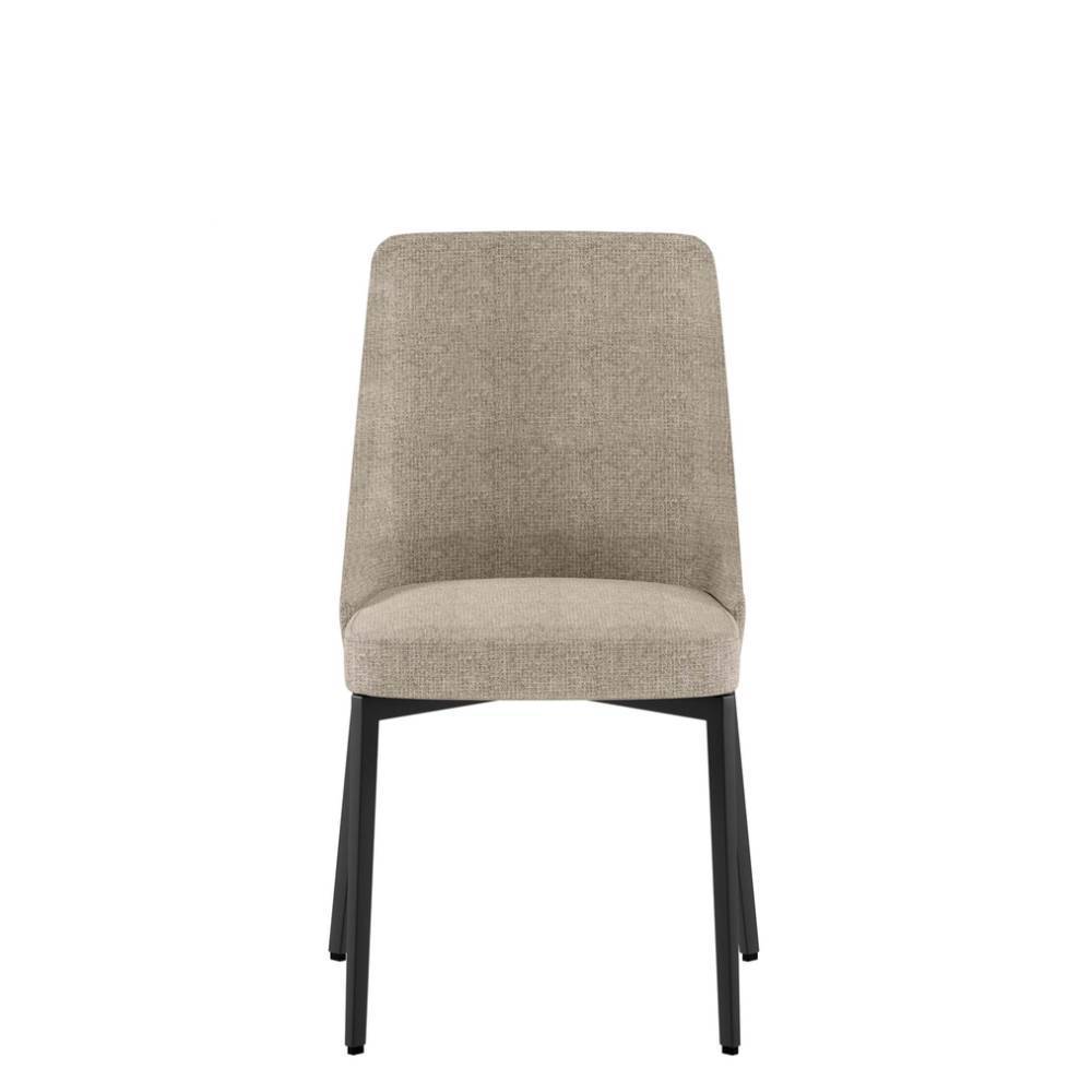 Essstuhl Andradan in Beige aus Webstoff (4er Set)