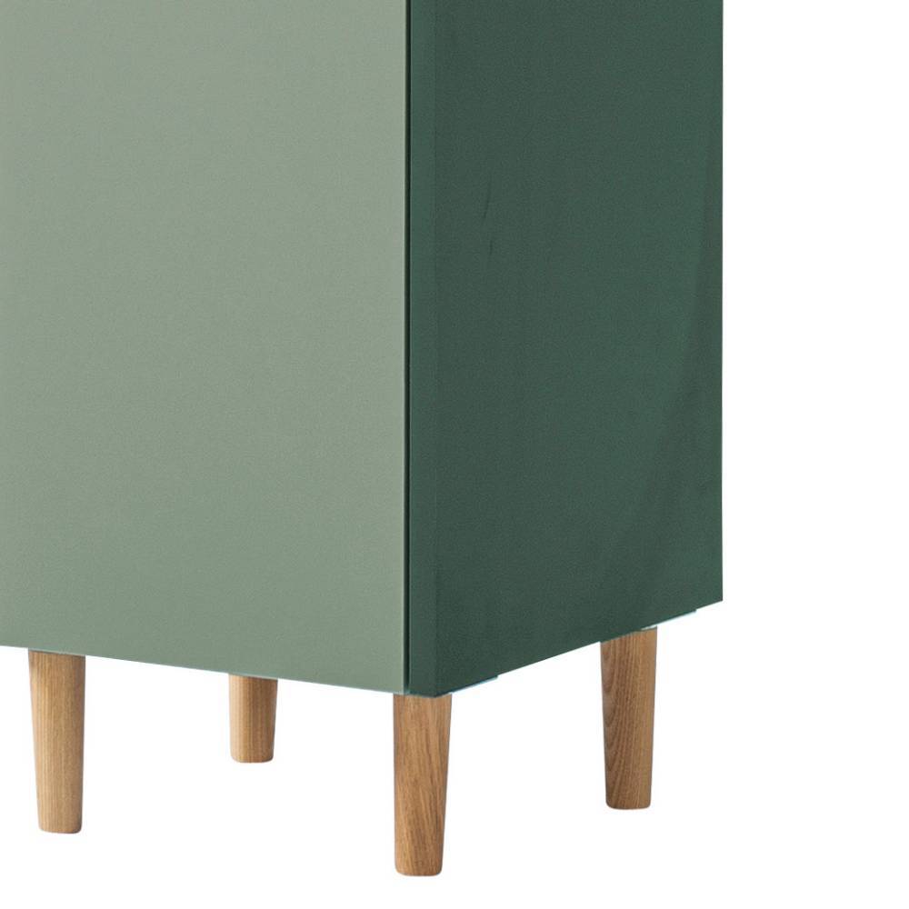 Badezimmer Hochschrank Yochana in Graugrün und Dunkelgrün