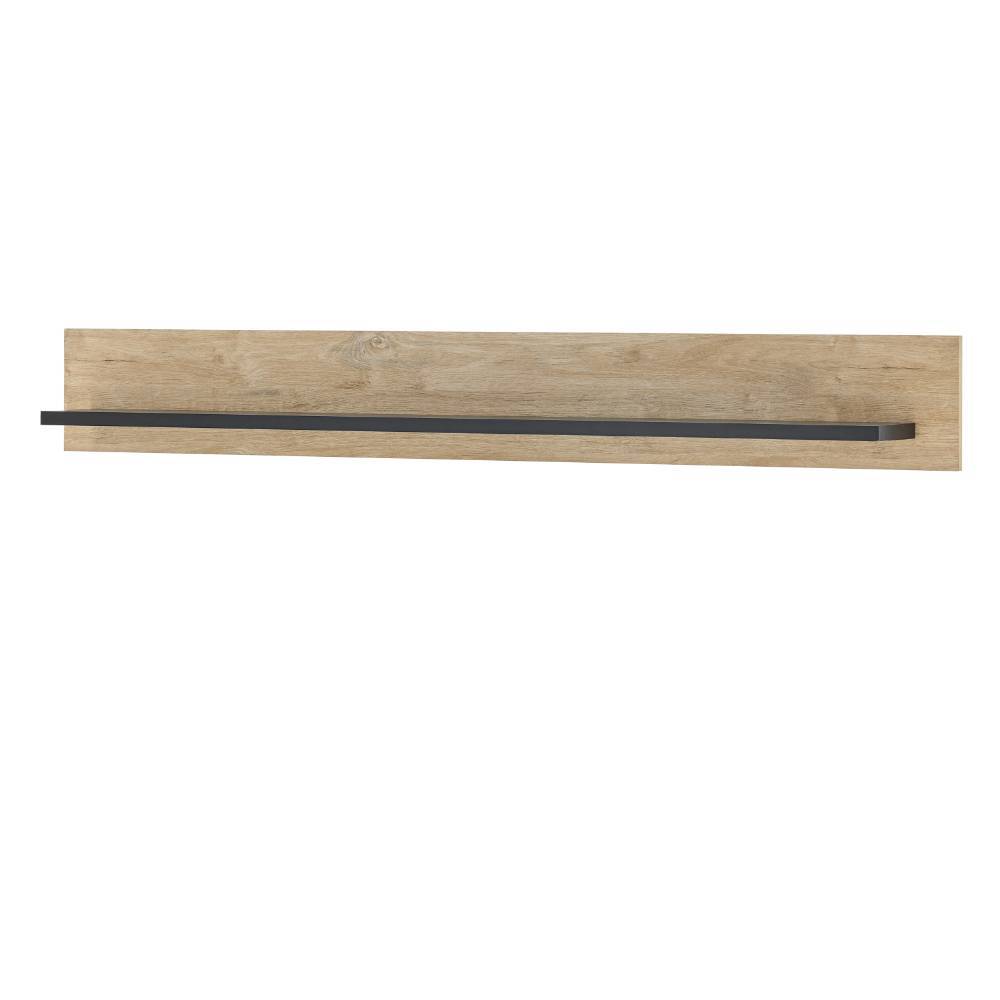 Wohnzimmerschrankwand Jennva im Landhausstil 214 cm hoch (vierteilig)