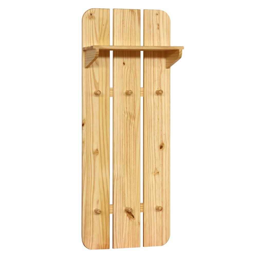 Wandgarderobe Tine aus Kiefer Massivholz im Landhausstil