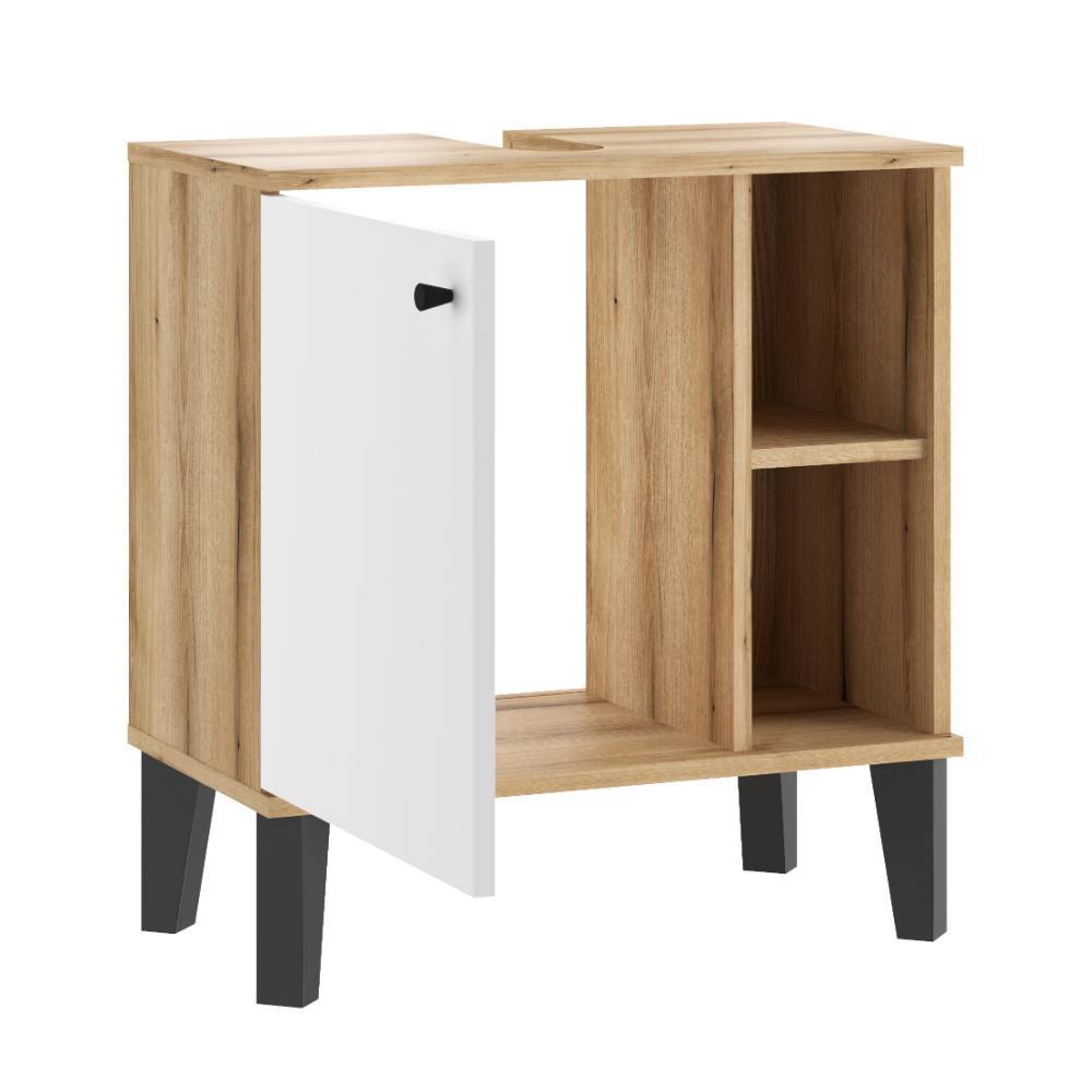 Badmöbel-Set Zyret 190 cm hoch melaminbeschichtet (fünfteilig)