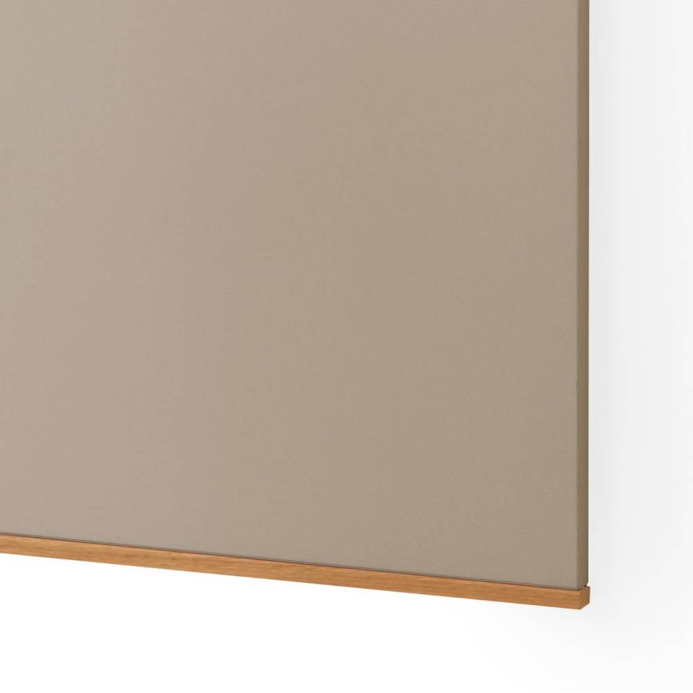 Wandgarderobe Frasyn mit 5 Kleiderhaken in Taupe