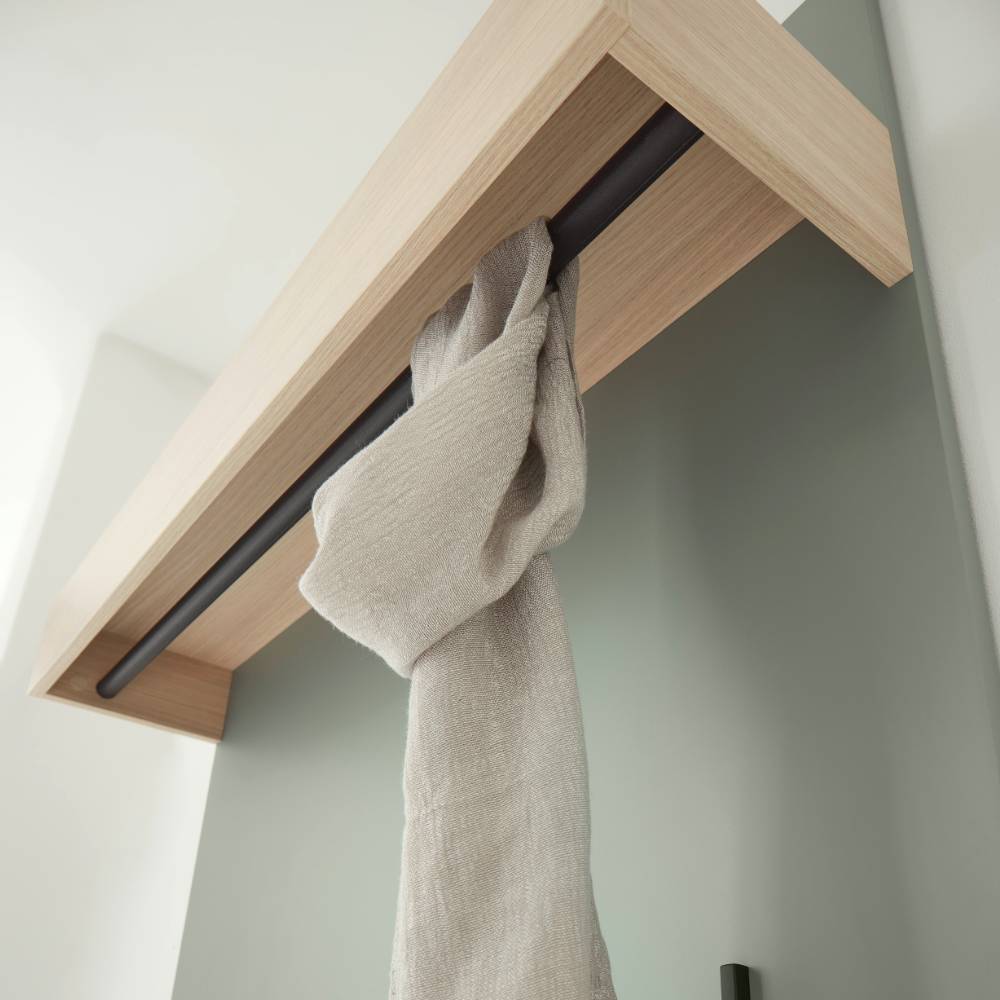 Flurgarderobe Ulfava inklusive Sitzpolster Auflage 100 cm breit (zweiteilig)