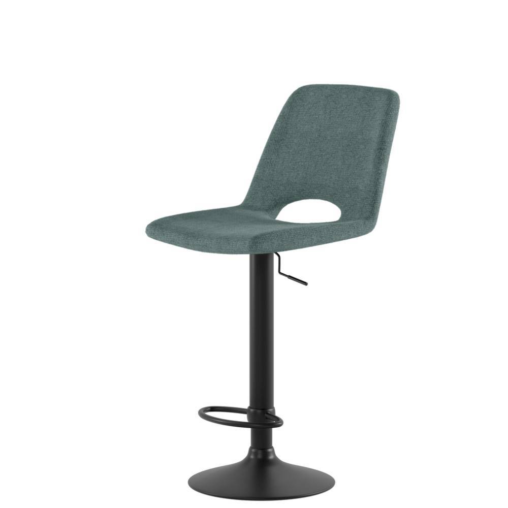 Barhocker Relisas durch Gasdruck höhenverstellbar mit Rückenlehne (2er Set)