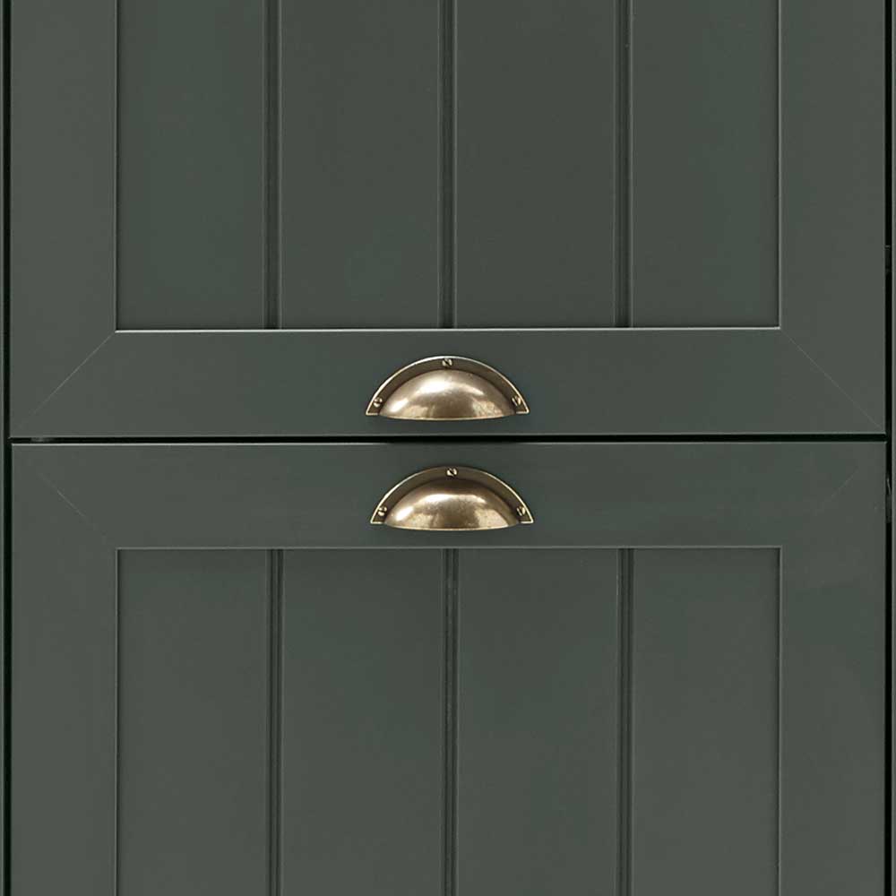 Dielenkleiderschrank Clujia in Dunkelgrün 60 cm breit