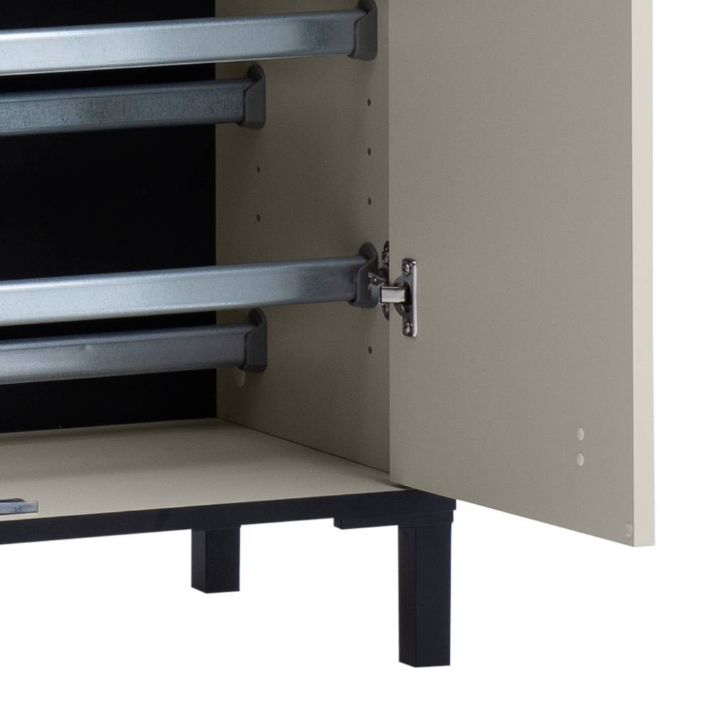 Schuhschrank Isabelona 185 cm hoch 34 cm tief