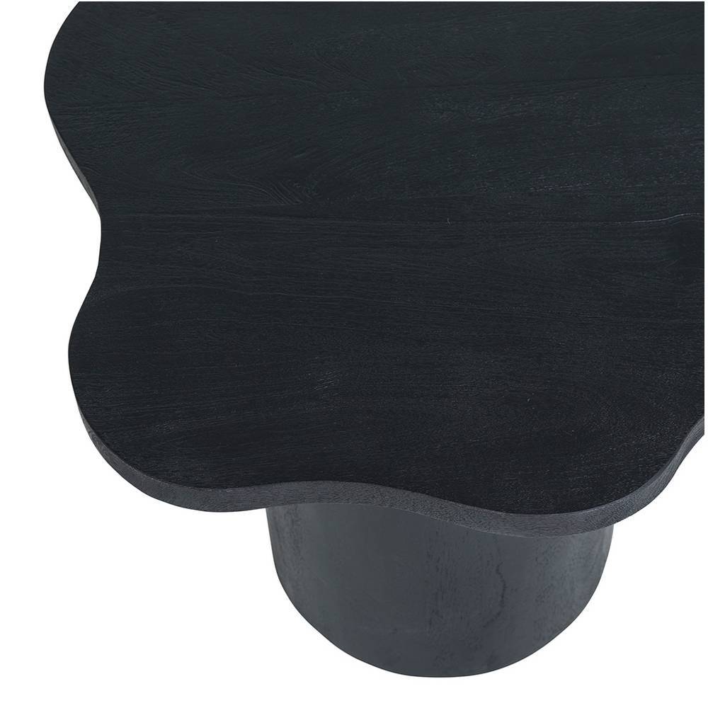 Designercouchtisch Renema in organischer Form aus Mangobaum Massivholz