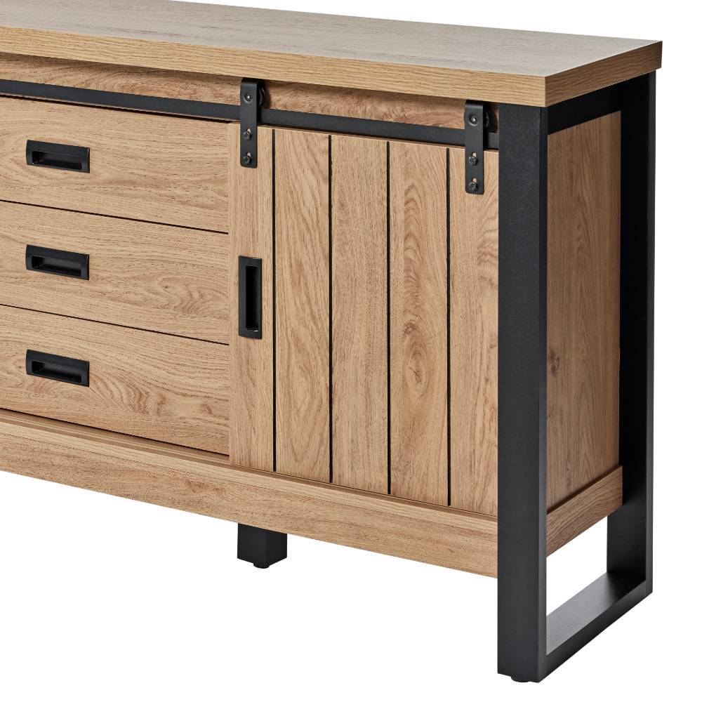 Sideboard Francara im Landhausstil mit Bügelgestell