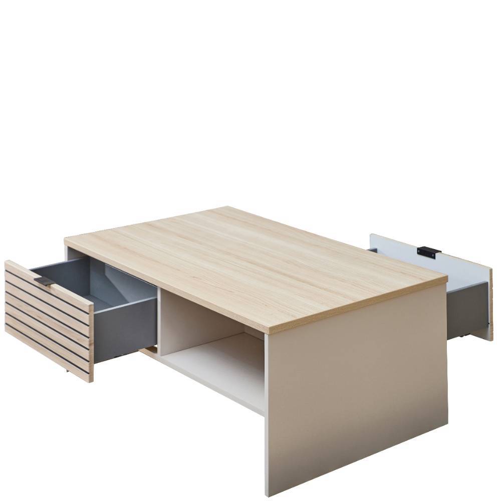 Couchtisch Jasefiana mit Wangen Gestell 110 cm breit