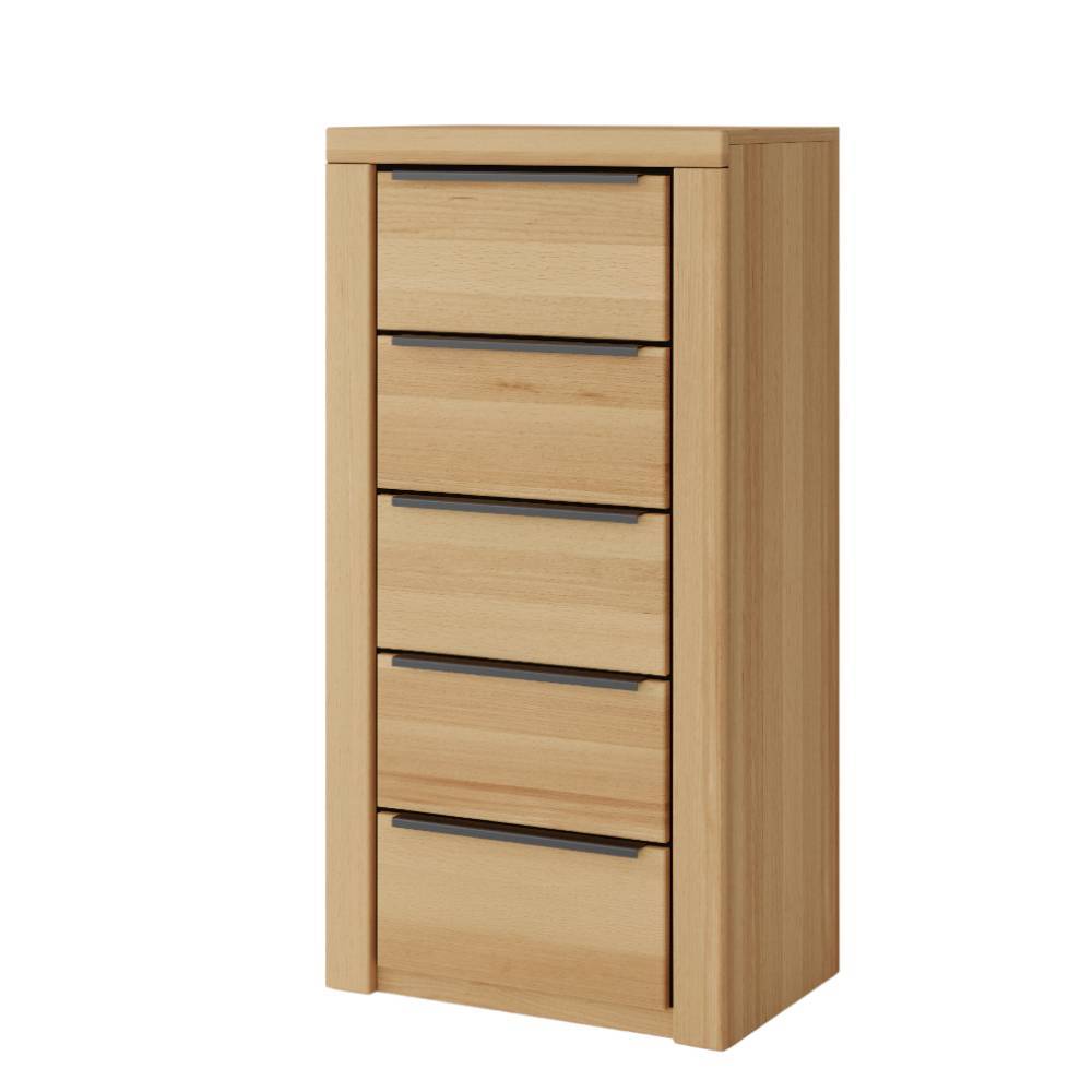 Hochkommode Zella mit fünf Schubladen in modernem Design