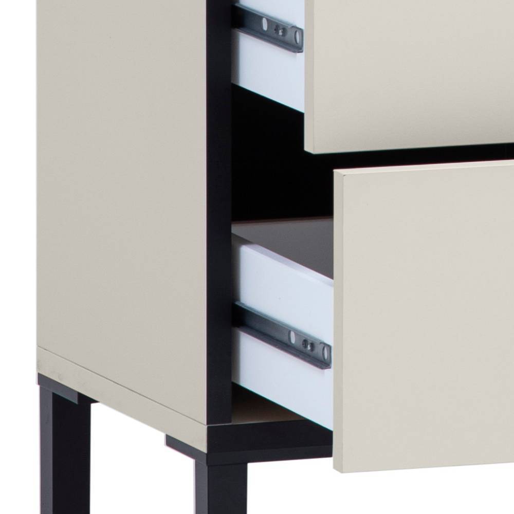 Kommode Isabelona mit vier Schubladen 104 cm hoch
