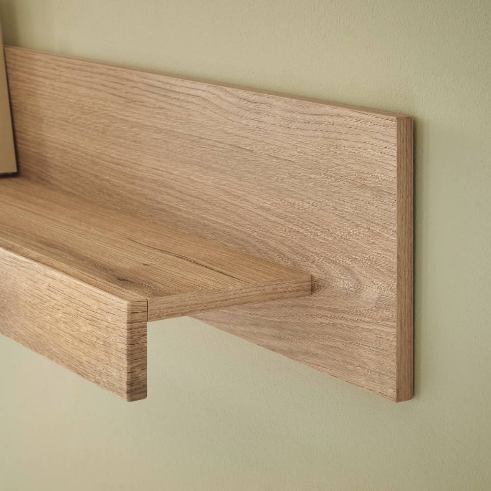 TV Wohnwand Cemutra in modernem Design - Eichefarben (vierteilig)