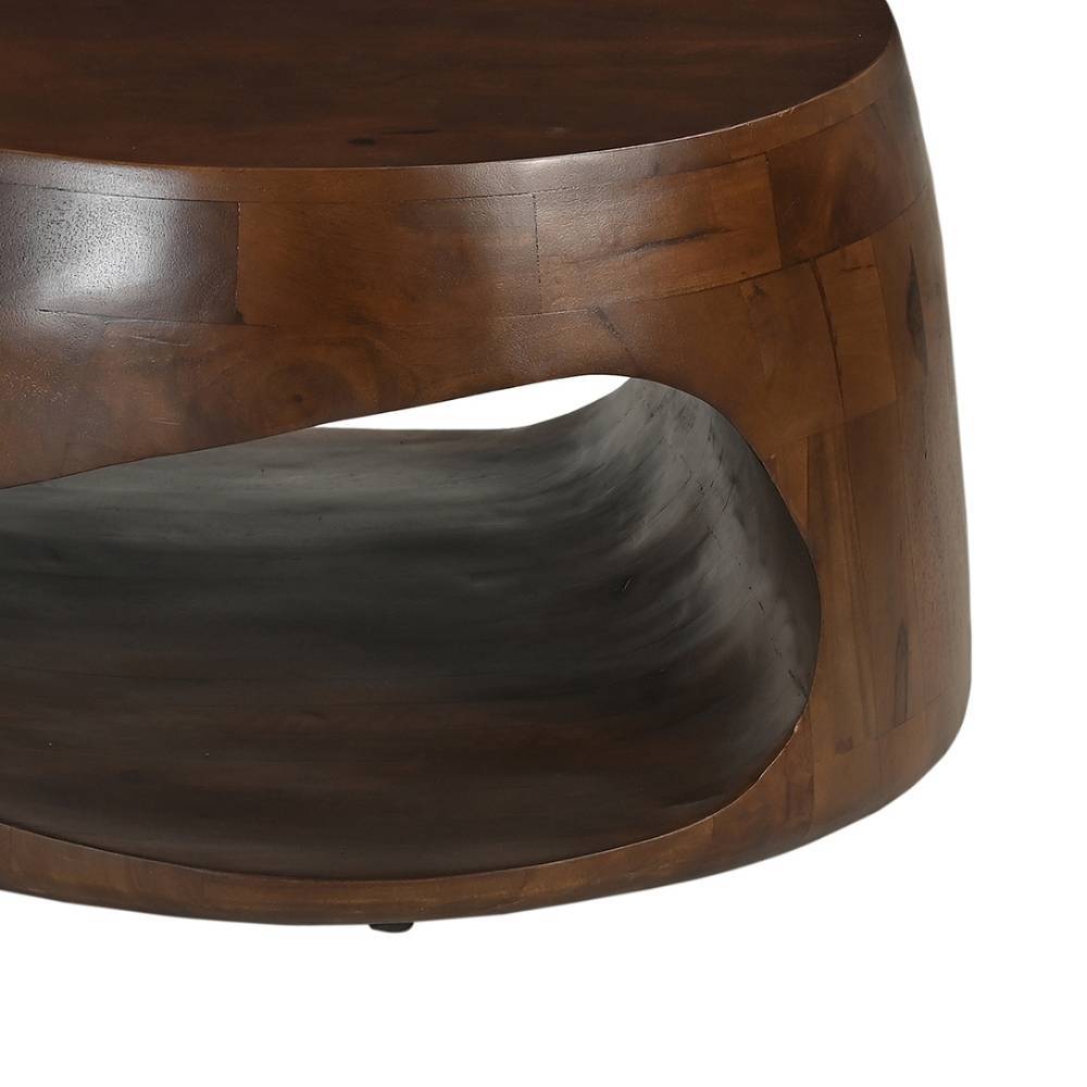 Beistelltischchen Iloca aus Mangobaum Massivholz in modernem Design