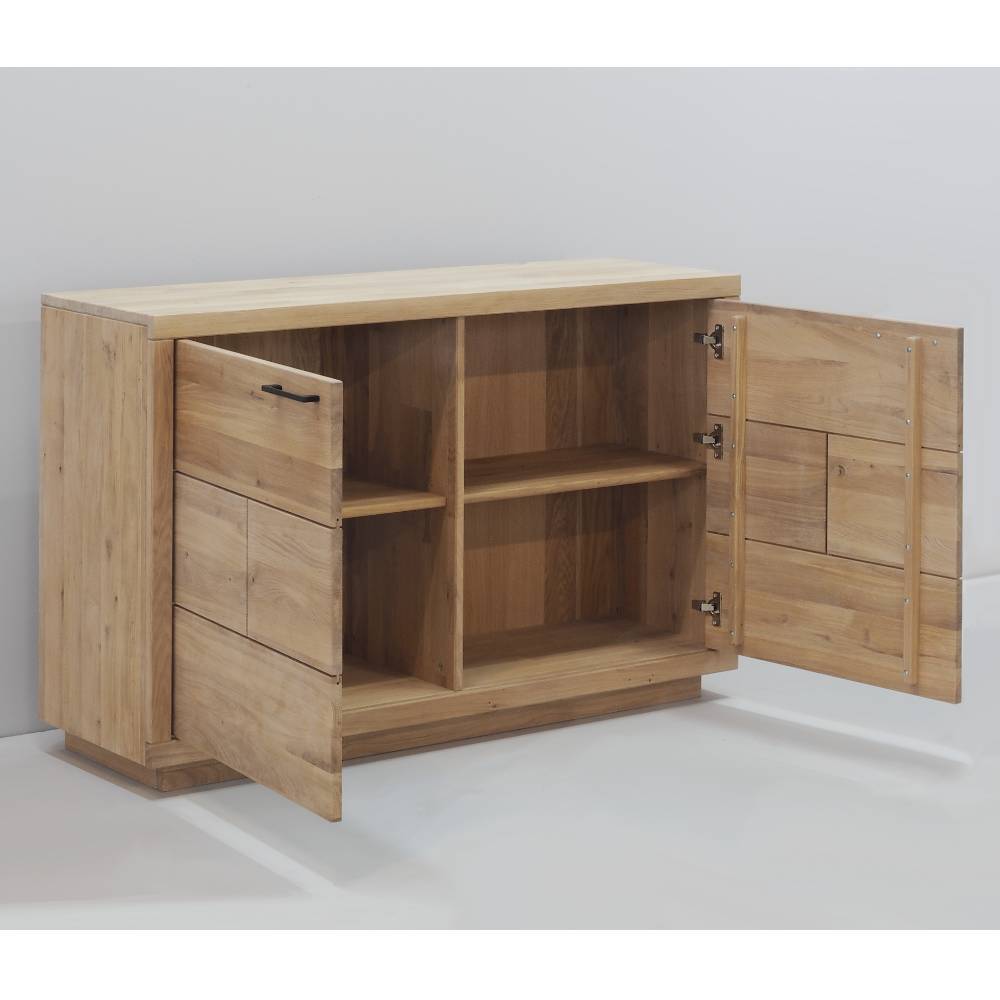 Sideboard Artjes 128 cm breit in Eiche Bianco
