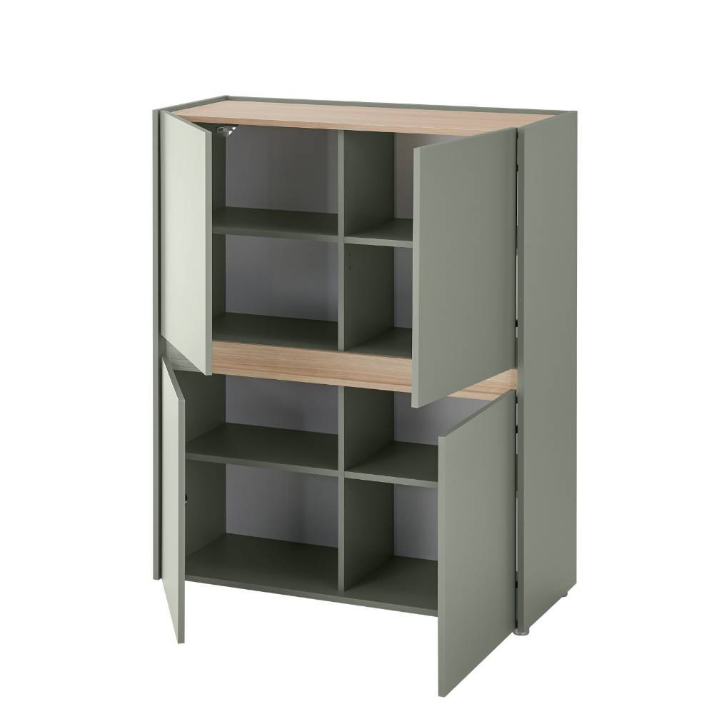 Wohnzimmerschrank Ulfava in modernem Design melaminbeschichtet