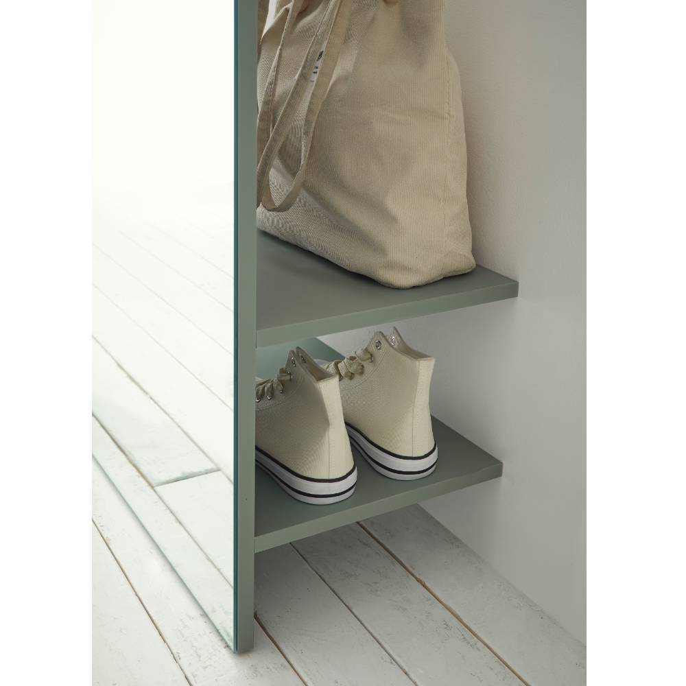 Garderobe Ulfava mit Spiegel 200 cm hoch