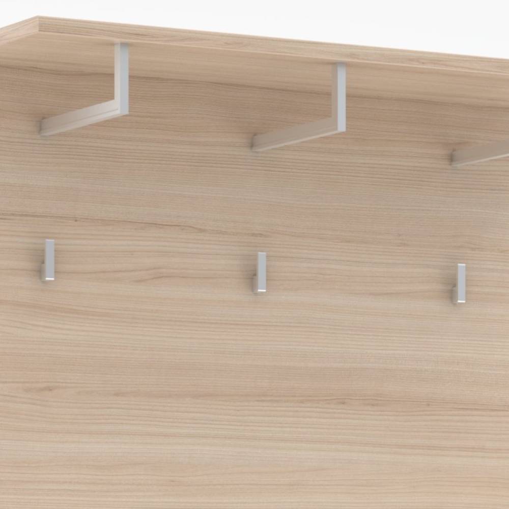 Garderobe Daniele für die Wandmontage in Eichefarben