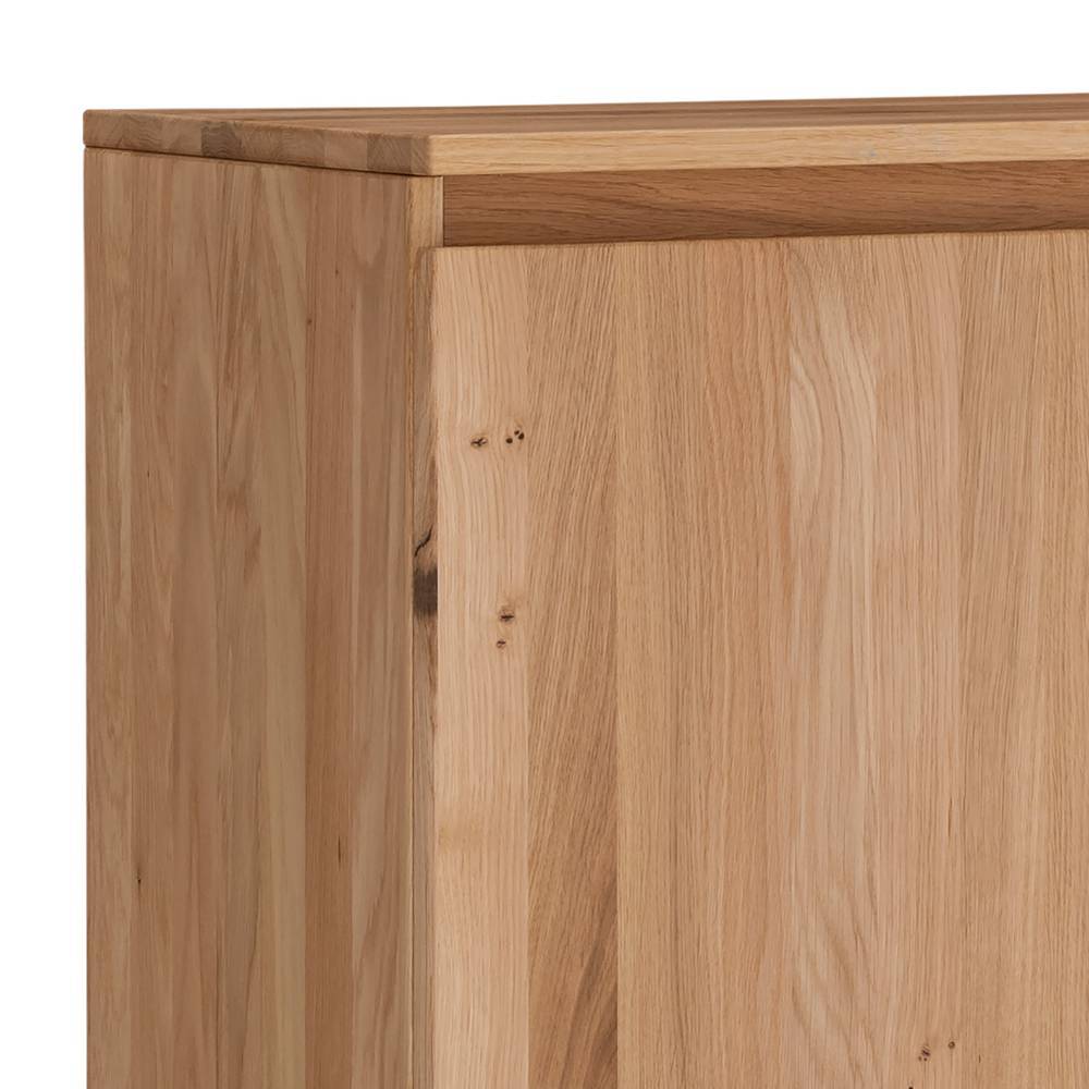 Ordnerschrank Samluca aus Eiche Massivholz mit Drehtüren