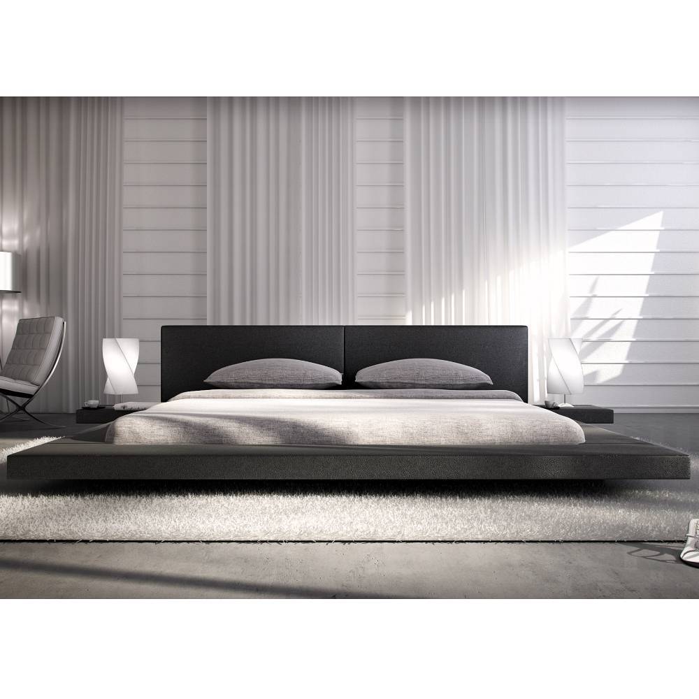 Polsterbett Mayo aus Kunstleder in modernem Design