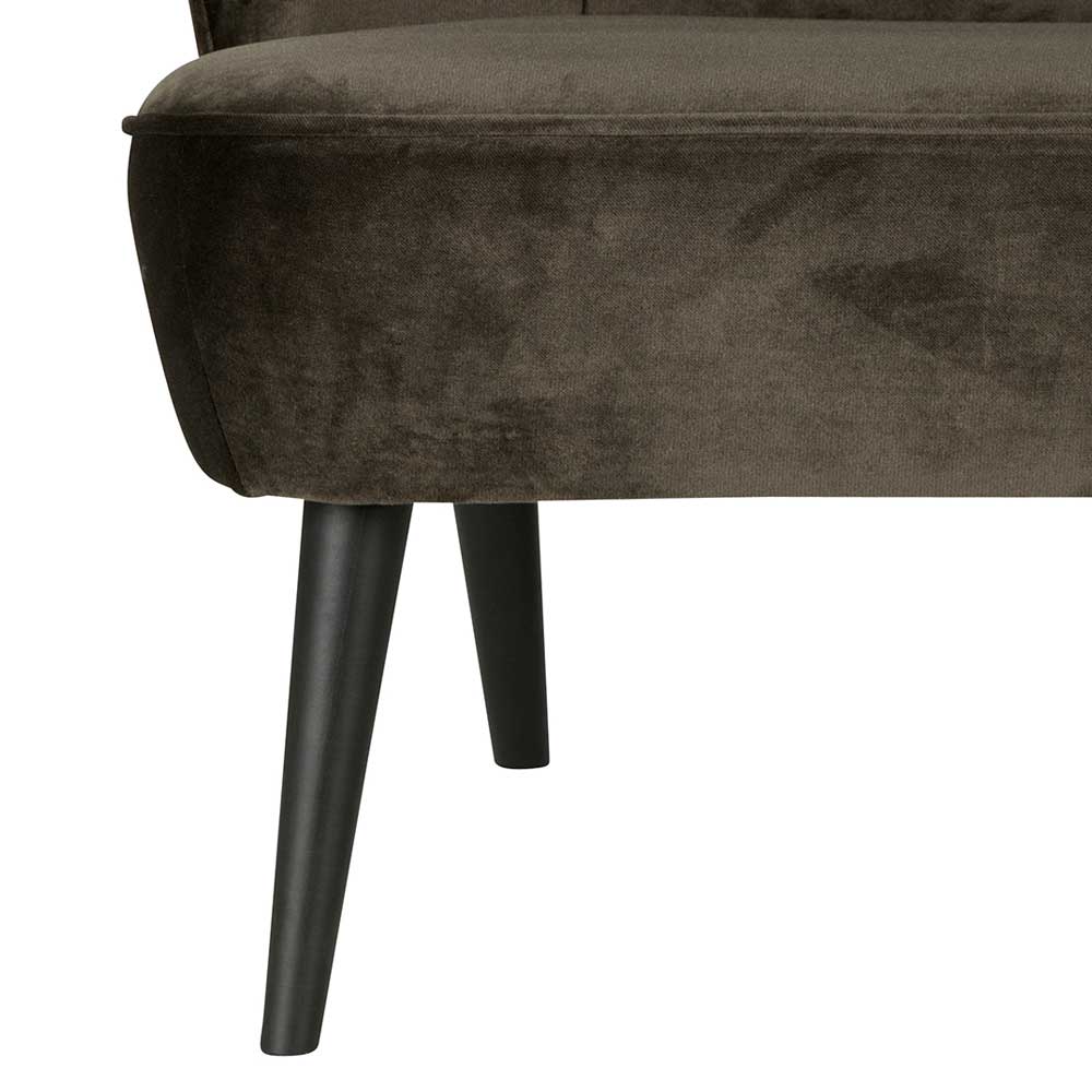 2 Sitzer Sofa Castilla in Dunkelgrün Used Optik 110 cm