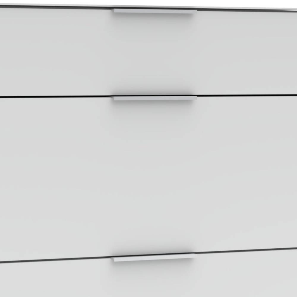 Schuhschrank Pandoro in Weiß glasbeschichtet